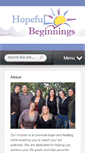 Mobile Screenshot of hopefulbeginnings.net
